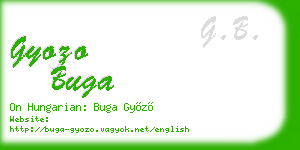 gyozo buga business card